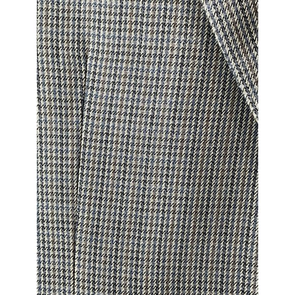 Ralph Ralph Lauren Beige Multicolor Houndstooth 43 Regular - Picture 3 of 5